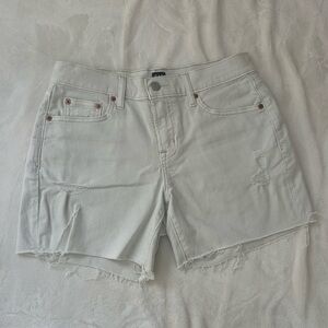 GAP Light Cream Jean Shorts